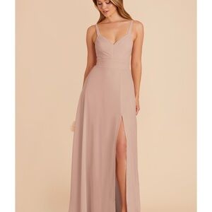 Birdy Grey Deborah Taupe Chiffon Dress